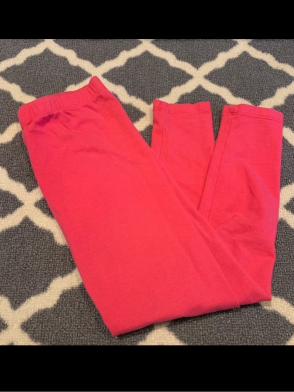 Girls Pink Casual Leggings Pants size 8